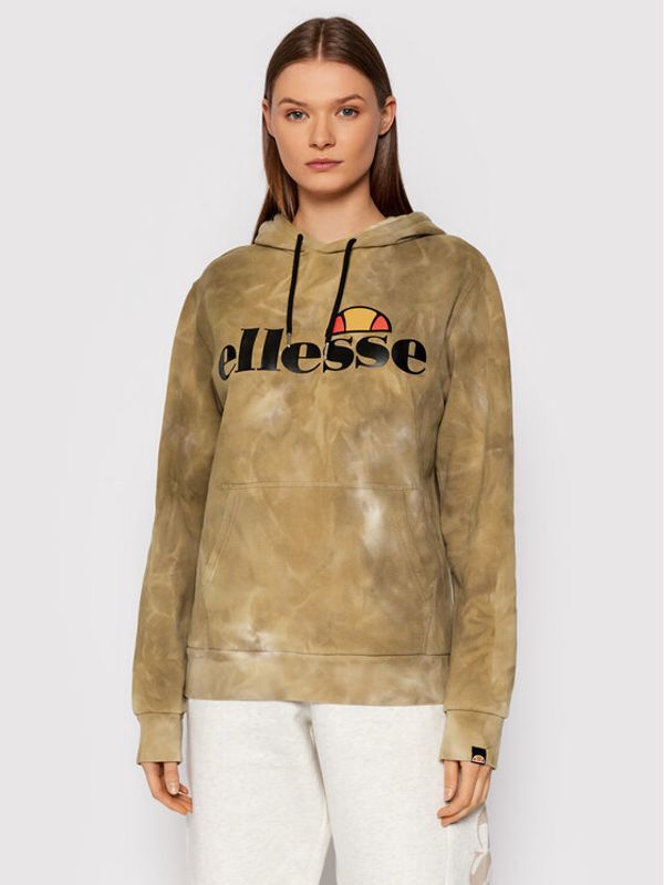 Ellesse Ellesse Суитшърт Torices Tie Dye SGK11287 Кафяв Regular Fit