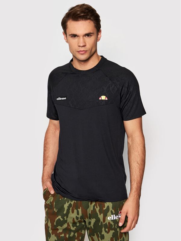 Ellesse Ellesse Тениска от техническо трико Maestro SEK12290 Черен Regular Fit
