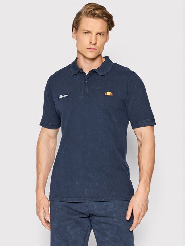 Ellesse Ellesse Тениска с яка и копчета Montura Caustic SHM14371 Тъмносин Regular Fit