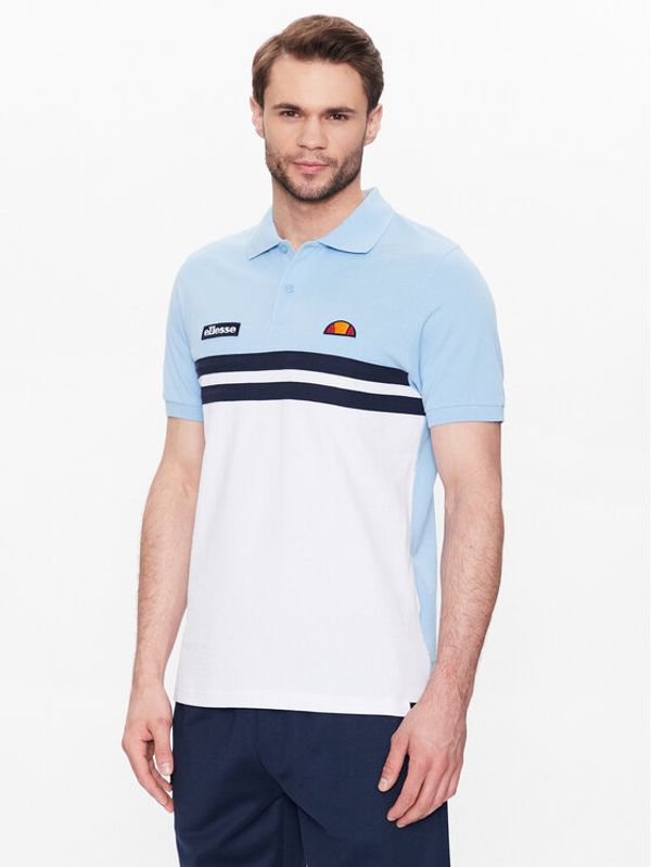 Ellesse Ellesse Тениска с яка и копчета Muccio SHR16895 Син Regular Fit