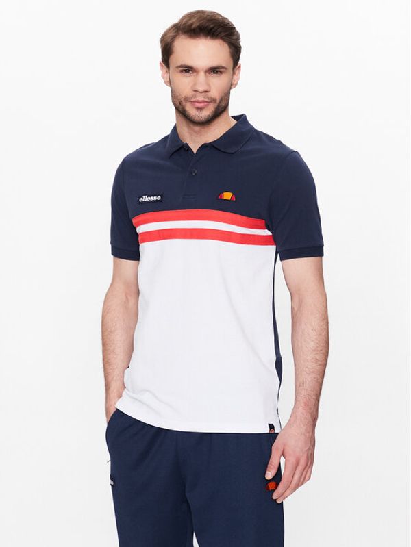 Ellesse Ellesse Тениска с яка и копчета Muccio SHR16895 Тъмносин Regular Fit