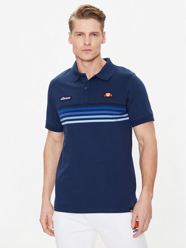 Ellesse Ellesse Тениска с яка и копчета Vinzona SHR14634 Тъмносин Regular Fit