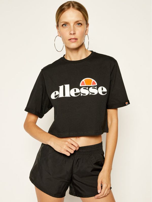 Ellesse Ellesse Тишърт Alberta Crop SGS04484 Черен Regular Fit