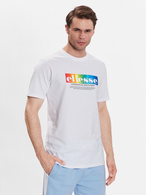 Ellesse Ellesse Тишърт Allegrio SHR17634 Бял Regular Fit