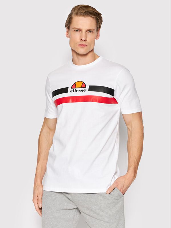 Ellesse Ellesse Тишърт Aprel SHM06453 Бял Regular Fit