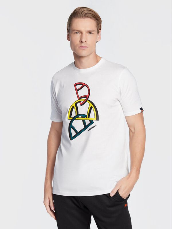 Ellesse Ellesse Тишърт Catena SHP15892 Бял Regular Fit