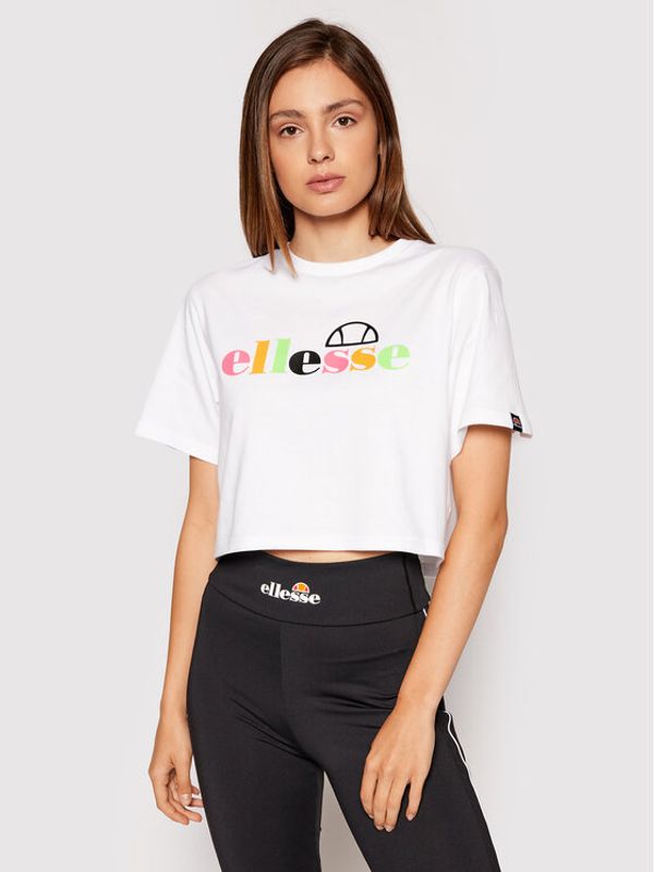 Ellesse Ellesse Тишърт Cordela SGF10514 Бял Loose Fit