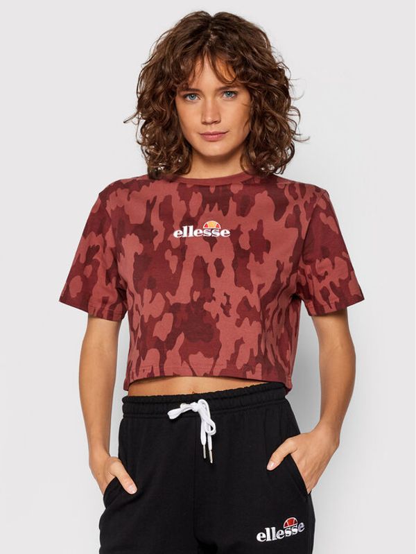 Ellesse Ellesse Тишърт Fireball Camo SGK12431 Бордо Relaxed Fit