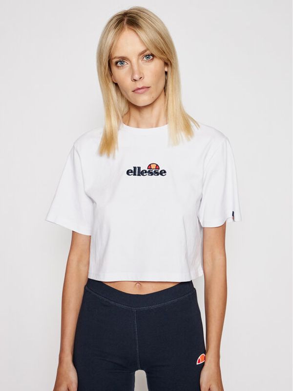 Ellesse Ellesse Тишърт Fireball SGB06838 Бял Loose Fit