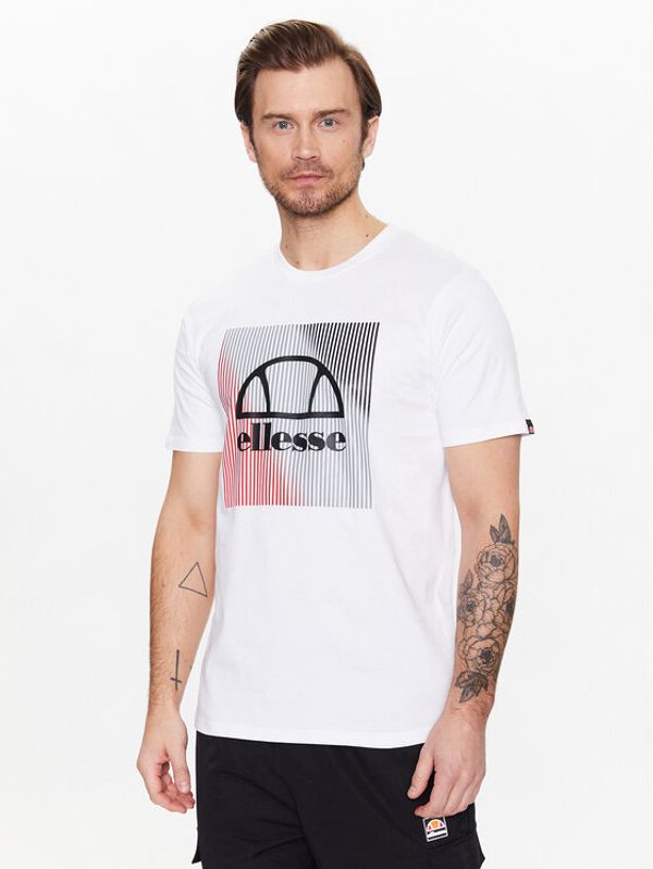 Ellesse Ellesse Тишърт Flecta SXR17843 Бял Regular Fit