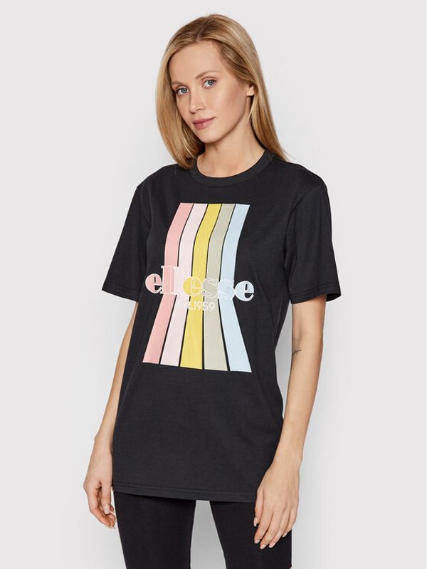 Ellesse Ellesse Тишърт Lavender SGM14627 Черен Relaxed Fit