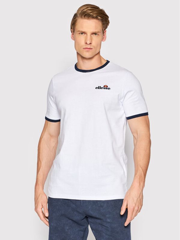 Ellesse Ellesse Тишърт Meduno SHL10164 Бял Regular Fit