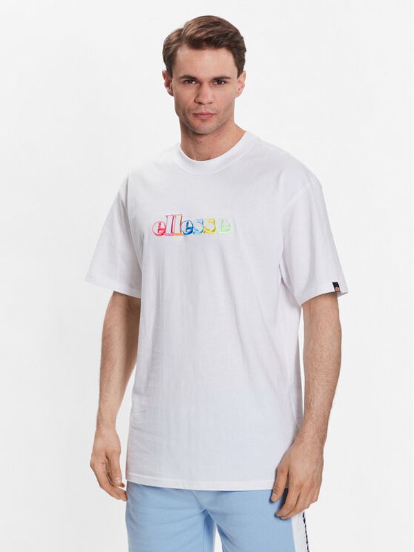 Ellesse Ellesse Тишърт Monda SHR17642 Бял Regular Fit