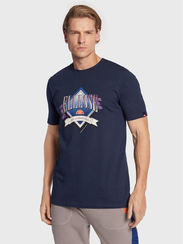 Ellesse Ellesse Тишърт Ottanta SHP16246 Тъмносин Regular Fit