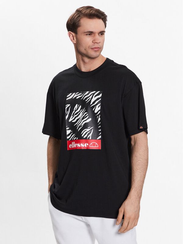 Ellesse Ellesse Тишърт Spedizione SHR17644 Черен Regular Fit