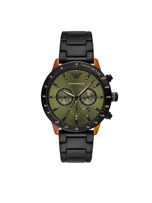 Emporio Armani Emporio Armani Часовник Mario AR11548 Черен