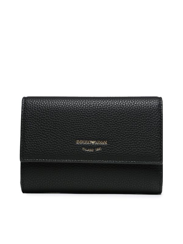 Emporio Armani Emporio Armani Голям дамски портфейл Y3H326 YVZ7B 80001 Черен