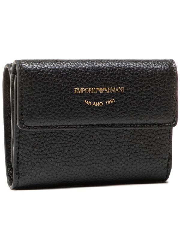 Emporio Armani Emporio Armani Малък дамски портфейл Y3H215 YFW9B 80001 Черен