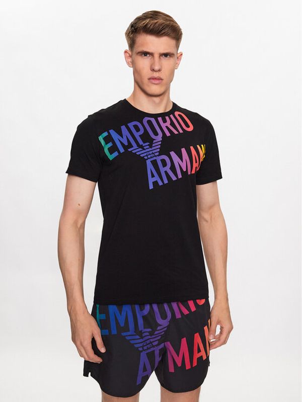 Emporio Armani Emporio Armani Тишърт 211818 3R476 22121 Черен Regular Fit