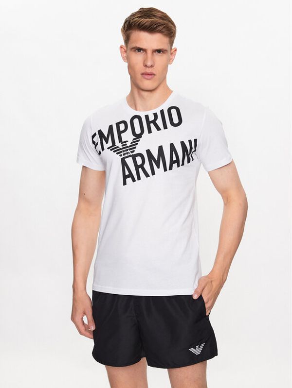 Emporio Armani Emporio Armani Тишърт 211818 3R476 93410 Бял Regular Fit