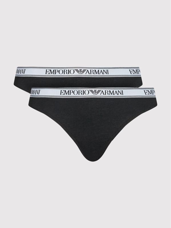 Emporio Armani Underwear Emporio Armani Underwear Комплект 2 чифта бикини бразилиана 163337 2R227 00020 Черен