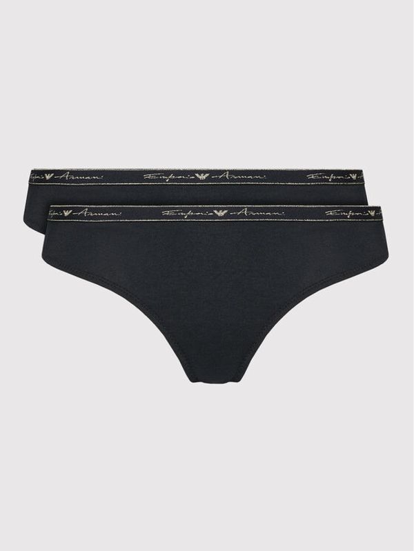 Emporio Armani Underwear Emporio Armani Underwear Комплект 2 чифта класически бикини 163334 1A223 00020 Черен