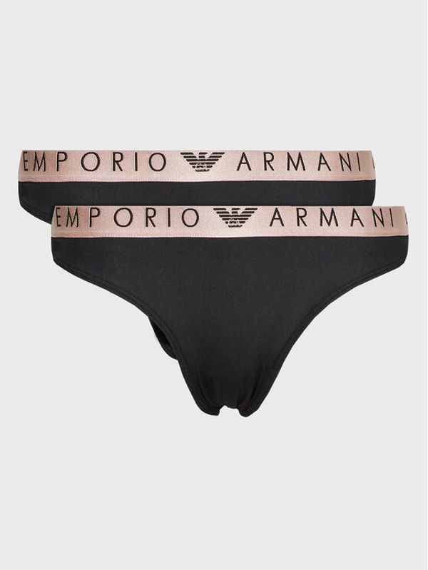 Emporio Armani Underwear Emporio Armani Underwear Комплект 2 чифта класически бикини 163334 2F235 00020 Черен