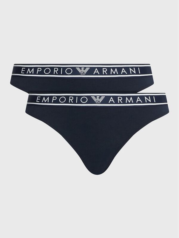 Emporio Armani Underwear Emporio Armani Underwear Комплект 2 чифта класически бикини 163334 3R227 00135 Тъмносин