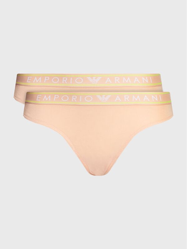 Emporio Armani Underwear Emporio Armani Underwear Комплект 2 чифта класически бикини 163334 3R227 00370 Оранжев