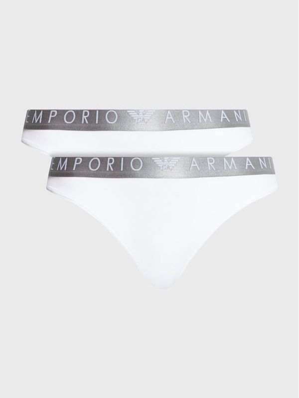 Emporio Armani Underwear Emporio Armani Underwear Комплект 2 чифта класически бикини 163334 3R235 00010 Бял