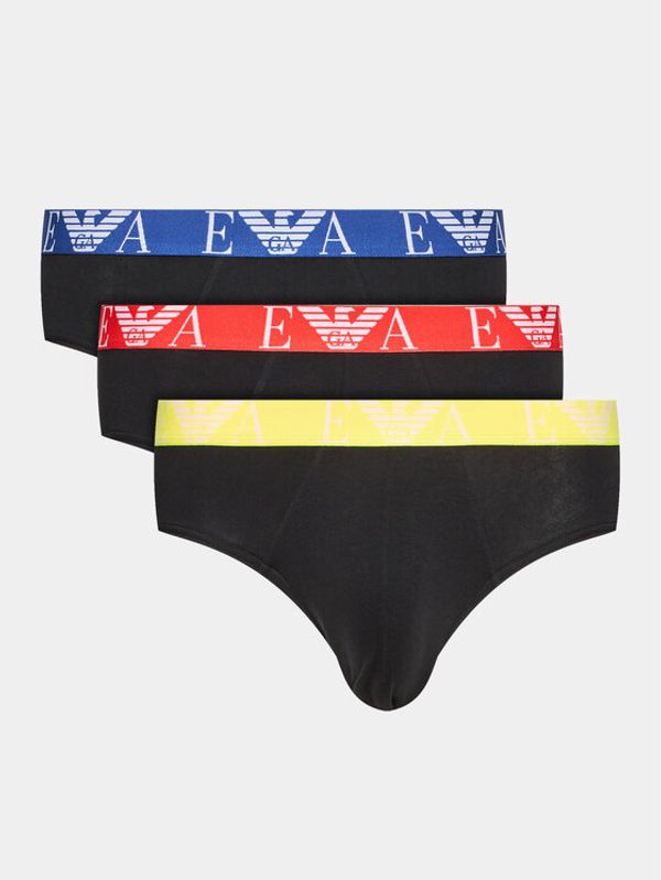 Emporio Armani Underwear Emporio Armani Underwear Комплект 3 чифта слипове 111734 3R715 50620 Черен