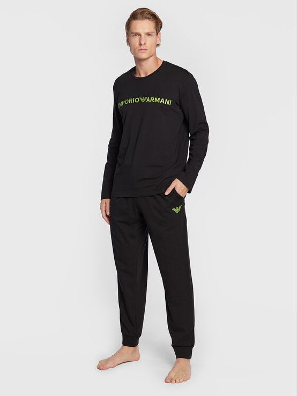 Emporio Armani Underwear Emporio Armani Underwear Пижама 111907 2F516 00020 Черен Regular Fit