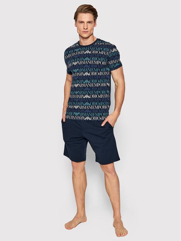 Emporio Armani Underwear Emporio Armani Underwear Пижама 111972 2R506 95835 Черен Regular Fit