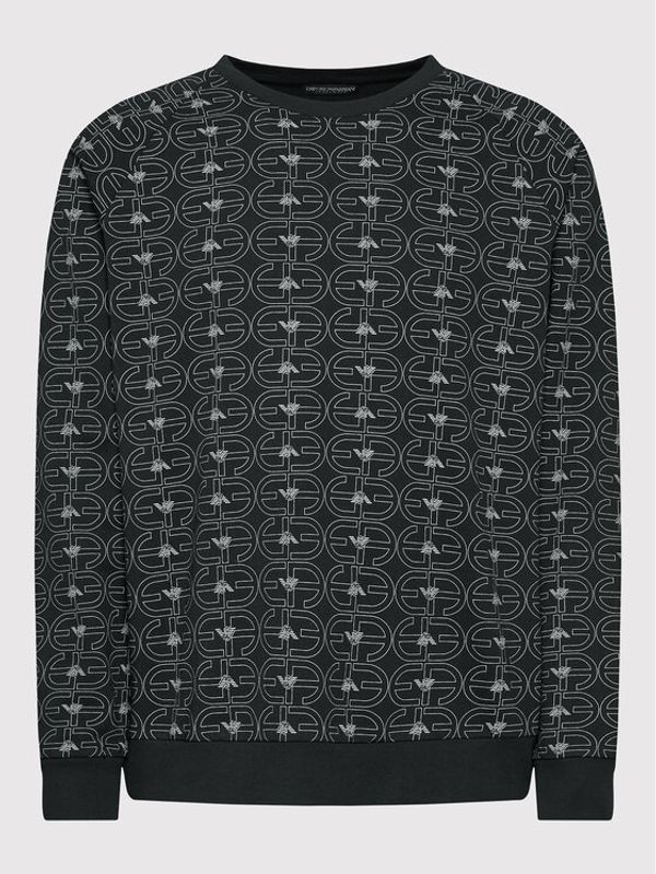 Emporio Armani Underwear Emporio Armani Underwear Суитшърт 111062 2R566 21820 Черен Regular Fit