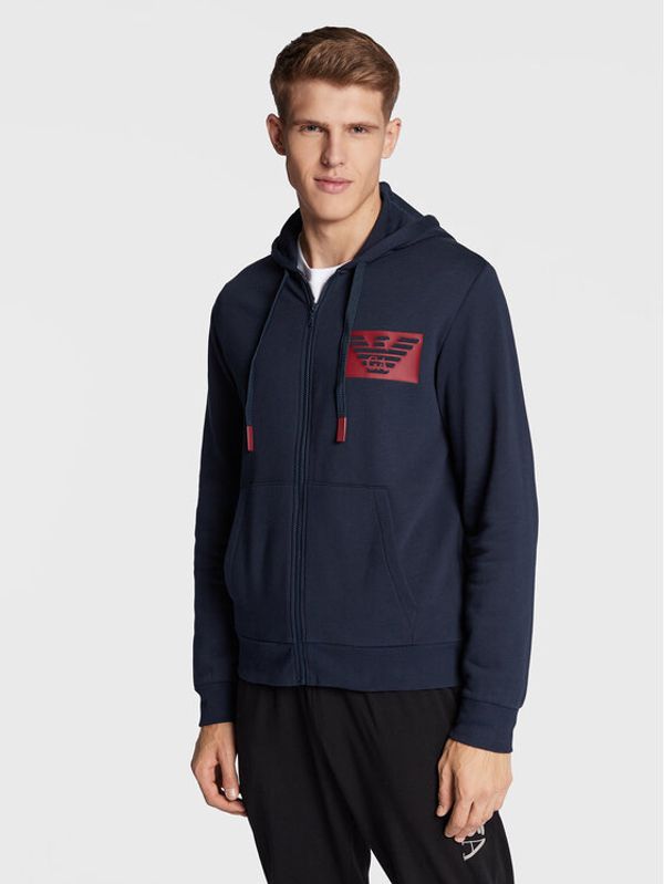 Emporio Armani Underwear Emporio Armani Underwear Суитшърт 111784 2F571 00135 Тъмносин Regular Fit