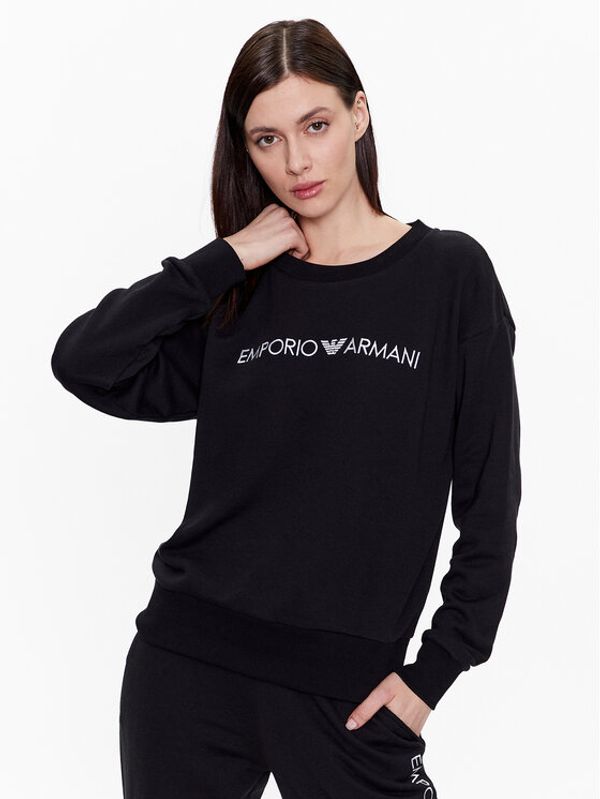 Emporio Armani Underwear Emporio Armani Underwear Суитшърт 164675 3R268 00020 Черен Regular Fit