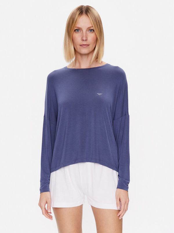 Emporio Armani Underwear Emporio Armani Underwear Тениска на пижама 164679 3R224 07234 Тъмносин Relaxed Fit