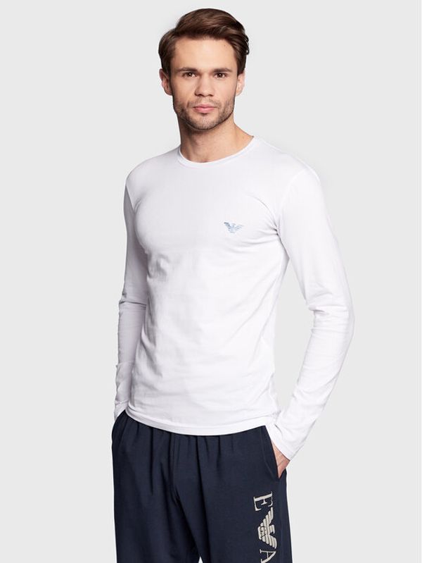 Emporio Armani Underwear Emporio Armani Underwear Тениска с дълъг ръкав 111023 2F512 00010 Бял Regular Fit