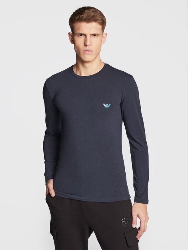 Emporio Armani Underwear Emporio Armani Underwear Тениска с дълъг ръкав 111023 2F512 00135 Тъмносин Regular Fit
