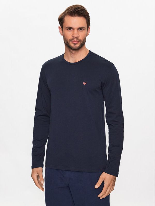 Emporio Armani Underwear Emporio Armani Underwear Тениска с дълъг ръкав 111653 3R722 00135 Тъмносин Regular Fit