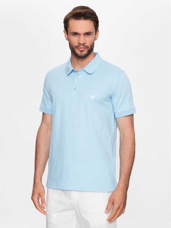 Emporio Armani Underwear Emporio Armani Underwear Тишърт 2118043R461 Син Regular Fit