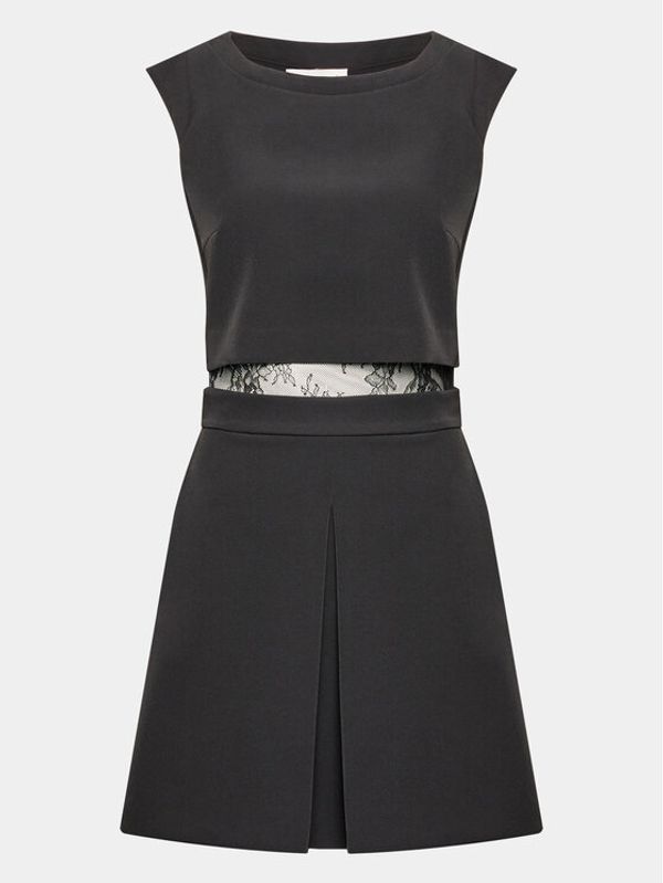 Ermanno Firenze Ermanno Firenze Ежедневна рокля D42EQ029E49 Черен Regular Fit