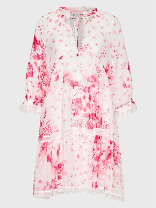 Ermanno Firenze Ermanno Firenze Коктейлна рокля D42EQ065CSEC8 Розов Regular Fit
