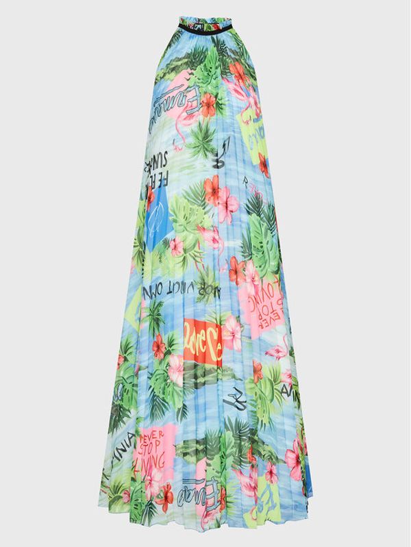 Ermanno Firenze Ermanno Firenze Лятна рокля D42EQ048EB8 Цветен Regular Fit