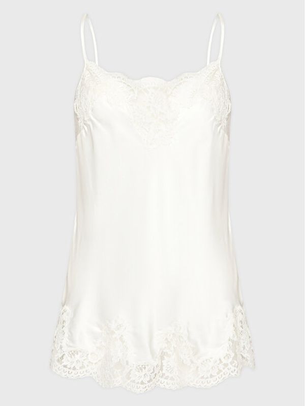 Ermanno Firenze Ermanno Firenze топ D42EL038E94 Бял Regular Fit