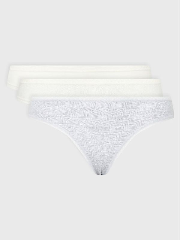 Esotiq Esotiq Комплект 3 чифта класически бикини Mia-Mia 40347 Бял