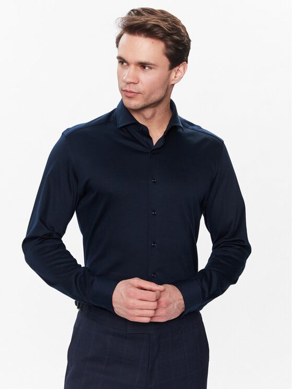 Eterna Eterna Риза 2159/YS82 Тъмносин Slim Fit