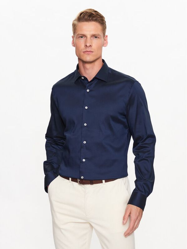 Eterna Eterna Риза 3377/F170 Тъмносин Slim Fit