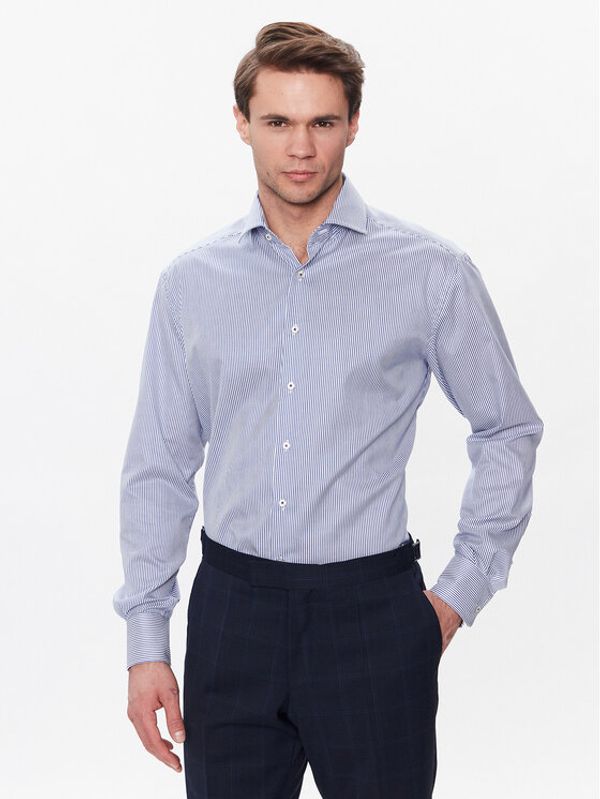 Eterna Eterna Риза 3961/X682 Син Modern Fit