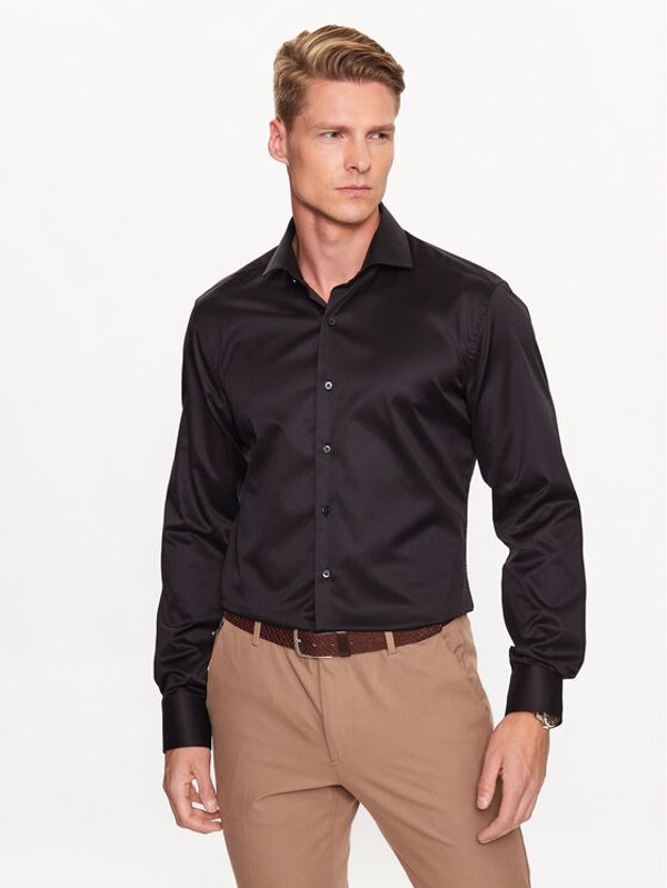 Eterna Eterna Риза 8005/F682 Черен Slim Fit